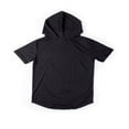 thumbnail image 3 of T-shirt à Capuche pour Homme en Coton Slub Uni à Manches Courtes, Coupe Ajustée, 3 of 5