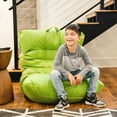 thumbnail image 5 of Big Joe Roma Adult Bean Bag Chair, Spicy Lime Smartmax, Durable Polyester Nylon Blend, 3 feet, 5 of 10
