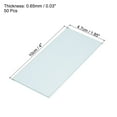 thumbnail image 2 of Unique Bargains 4' x 1.85' Welding Helmet Lens Clear PC Weld Hood Protective Replacement Covers, 50 Pack, 2 of 4
