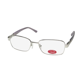 Oscar de La Renta semi rimless small ladies glasses. Silver. Never owned. LR136 O by Oscar De La Renta OSL736 Eyeglasses | FREE Shipping main image 4