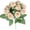 Beige, variant on FENGGHAO White Artificial Rose Bunch Windproof Fake Rose Flowers For Outdoor Garden Home Decor All Seasons