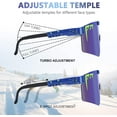 thumbnail image 4 of Gafas de sol deportivas, gafas de sol polarizadas para ciclismo, béisbol, correr, conducir, pesca, golf, esquí Ormromra WMZL-983-6, 4 of 6