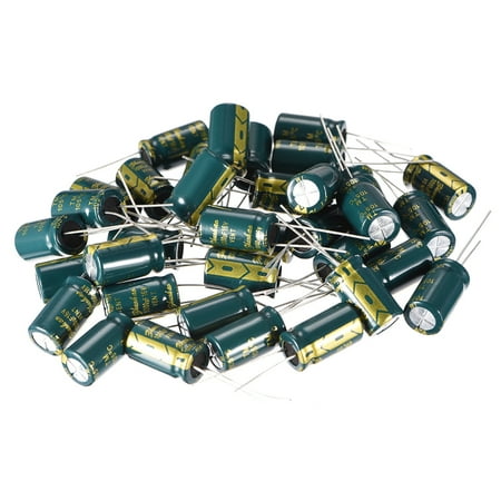 Aluminum Radial Electrolytic Capacitor Low ESR Green with 1000UF 16V 105 Celsius Life 3000H 10 x 17 mm High Ripple Curre