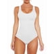 thumbnail image 1 of Body Sin Mangas para Mujer, Control de Abdomen, Corte Entallado, Sin Mangas, Cuello Redondo. Crema S, 1 of 4