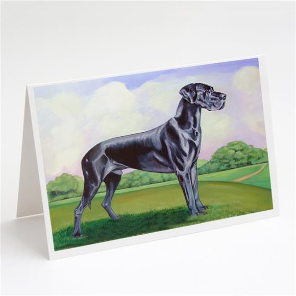 Great Dane Cartes de Vœux & Enveloppes - Lot de 8