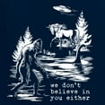 thumbnail image 6 of Wild Bobby We Don't Believe Either Bigfoot Unicorns Women Standard V-Neck Tee, 6 of 6