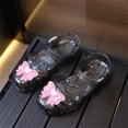 thumbnail image 7 of breaise Girls Jelly Sandals Summer Costume Princess Dress Flat Breathable Closed Toe Beach Flat-Sandals with Bow, 7 of 7