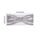 thumbnail image 3 of Cinta elástica flotante para decoración de sillas con lazo de 35 x 15 cm | Decoración para fiestas | Bodas y eventos navideños | Tela suave | Idea de regalo | Complemento versátil para asientos, 3 of 6