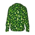 thumbnail image 3 of Kll Happy St. Patrick'S Day Print Men'S Women’s Upf 50+ Sun Protection Outdoor Hoodie Jacket Long Sleeve Fishing Hiking Performance Shirt- X-Large, 3 of 8