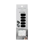 Dashing Diva Gloss Color + Art Ultra Shine Gel Nail Strips and Stickers, Moonlight Magic, 26 Count