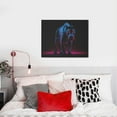 thumbnail image 4 of Lsque Futuristic Purple Panther Print Wall Art – Decorative Picture for Living Room, Bedroom, and Office (Horizontal), 4 of 6