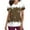 Brown, variant on QATAINLAV Novelty Holiday Scrubs for Women 2024 Christmas Nursing Scrub Tops Cute Snowflake Printed Short Sleeve V Neck Medical Working Uniform Blouse with Pockets on Sale Black XXL