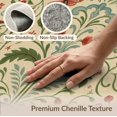 thumbnail image 6 of ODIKA 6'x9' Ivory Garden Cream Estate Washable Area Rug Botanical Motifs With Whimsical Fox And Butterfly Accents Easy Care, Non-Shedding, for Queen Size Bedroom Under Bed Master Suite, 6 of 7