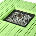 thumbnail image 5 of Aluminum 32-in Square Propane Fire Table with Beads, Covers and Lid, 5 of 9