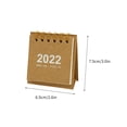 thumbnail image 3 of PVCS 2022 Calendrier de Bureau pour Bureau Créatif Étudiant Bloc-Notes Portable Calendrier Décoration, 3 of 3