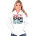 thumbnail image 3 of US Army Country Honor Integrity Unisex Plus Size Zip Hoodie Brisco Brands 2X, 3 of 5