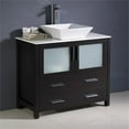thumbnail image 2 of Fresca Torino 36" Espresso Modern Bathroom Cabinet with Vessel Sink, 2 of 3