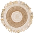 thumbnail image 2 of SAFAVIEH Cape Cod Susan Striped Area Rug, Beige/Natural, 4' x 4' Round, 2 of 7