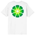 thumbnail image 7 of LimeWire Lime Slice Logo Art Crew Neck Short Sleeve Women's White T-shirt
-Large, 7 of 7