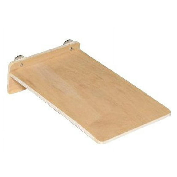 Exotic Nutrition Wood Side Platform (Small) - Small Animal Cage Accessory - Sugar Gliders, Rabbits, Guinea Pigs, Pra