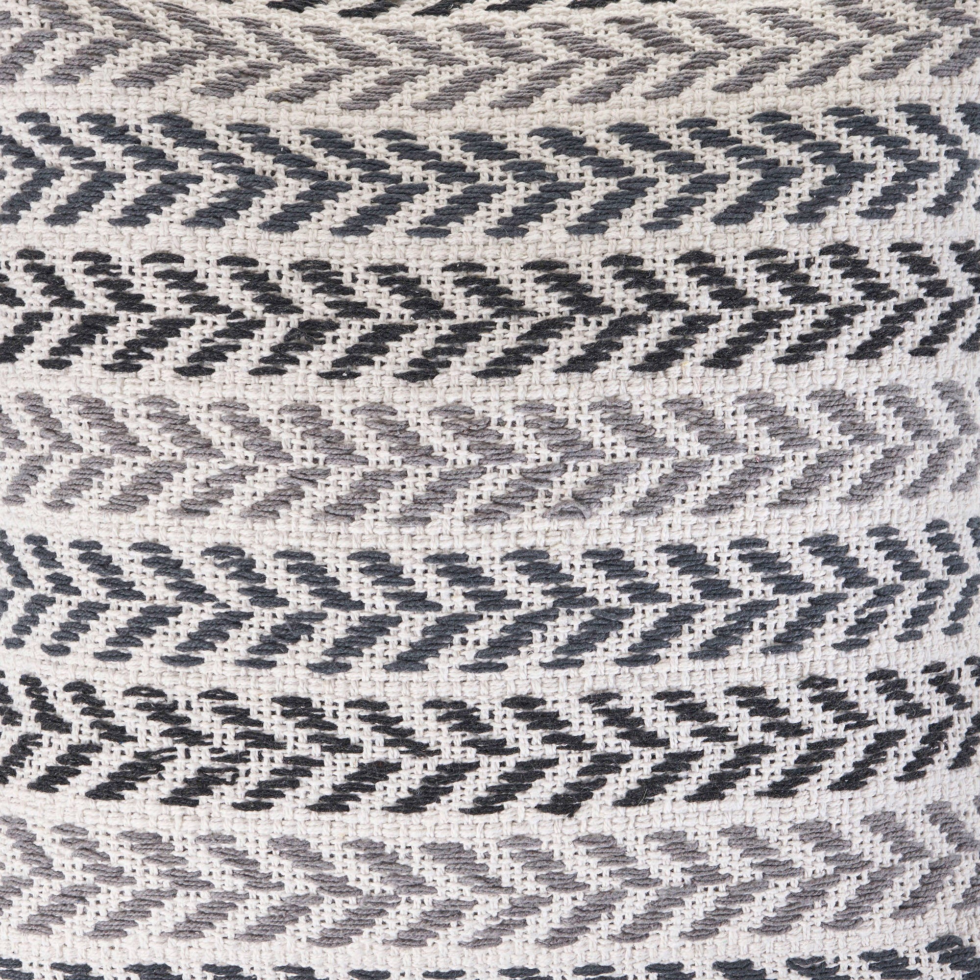 Harlow Hill Black Chevron All-Natural Cotton Square 4 Piece Pillow Cover Set