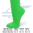thumbnail image 2 of Couver Unisex Polyester Soccer Knee High Sports Athletic Socks, Like Portugal Green Medium, 2 of 8