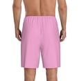 thumbnail image 3 of Daiia Pink Mens Woven Stretch Pajama Short,Short Pajama Pants-3X-Large, 3 of 9