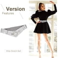 thumbnail image 4 of Women Wide Elastic Waist Belt Fashion Vintage Stretch Dress Belt Cosplay Belt, 4 of 9