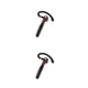 thumbnail image 1 of Seitruly 1 auricular , auricular recargable compatible con Bluetooth, botón táctil de trabajo, para correr, negocios con micrófono, negro y No.04 2Conjunto, 1 of 6