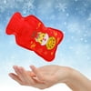 Lieteswe Short Plush Hot Water Bottle Girl Heart Christmas Hand Warmer Female Winter Cute Warm Hand Warmer Bag