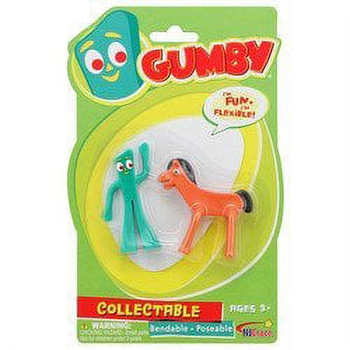 *bendable set GUMBY & POKEY MINI