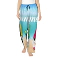 thumbnail image 1 of Balery Hello Summer Gnome 1 Pantalones de pijama para mujer, pijamas ultraligeros, pantalones de estar por casa-Small, 1 of 6