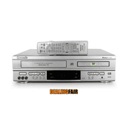 Pre-Owned Panasonic PV-D4752 DVD/VCR Player Combo + HiFi VCR Progressive-scan w/ Original Remote, Manual, A/V Cables, & HDMI Converter