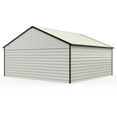 thumbnail image 3 of Chery Industrial 23' x 22' Double Garage Metal Shed with Side Entry Door, 3 of 10