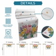 thumbnail image 6 of Spring Flowers Table Runner - 90 Inch Long Watercolor Floral Leaves Butterflies Plant Cotton and Linen Blended Dress Scarves Farmhouse Table Runner for Kitchen Dining, Coffee Table, 13" x 90", 6 of 8