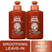 Garnier Whole Blends Leave-In Conditioner with Coconut Oil & Cocoa Butter Extracts, 2 count