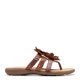 thumbnail image 2 of Clarks Elizabelle Mae Chanclas para mujer, color tostado Combi 7, 2 of 5