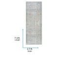thumbnail image 6 of Livabliss x Becki Owens Darling Updated Traditional Washable Runner Area Rug,2'7" x 7'3",Medium Gray, 6 of 10