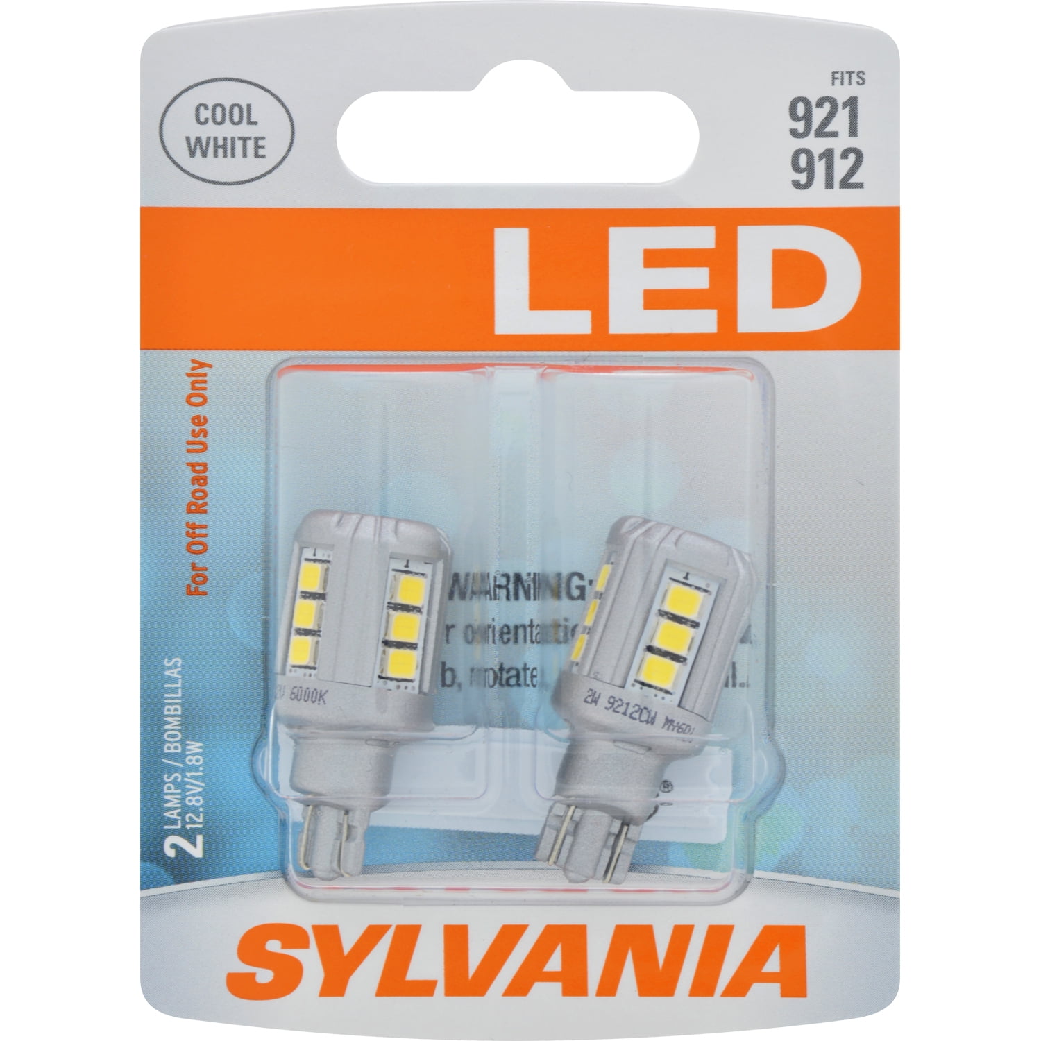 Sylvania Silverstar 921SL.BP2 Brake Light Bulb - LED Brake Light Bulb ...