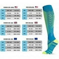 thumbnail image 3 of Compression Socks 360-degree Stretch Gift compatible Greater Flexibility And Durability Women & Men Circulation Best Gift compatible Medical, Running, Athletic Pressure Sock, 3 of 5