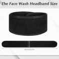 thumbnail image 3 of CEYAZYE 4Pcs Spa Facial Headbands for Women, Black Face Wash Headband Adjustable Make Up Wrap Head for Washing Face Shower Yoga, 3 of 7