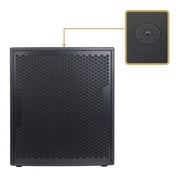 Sound Town Line Array Speaker System with One 18 Powered Subwoofer w/DSP and Speaker Output, Two 6 x 3 Line Array Speakers, Black (CARME-18M3)