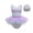 w93# Light Purple181, variant on Wuxian Kids Girls 2 Piece Swimwear Tankini Set Gradient Sleeveless Round Neck Ruffled Tiered Mesh Tutu Skirts Swimsuit With Swim Cap Beachwear Fashionable Beach Pool Bathing Suit,Pink,18-24 Months