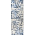 thumbnail image 6 of Hauteloom Lubao Living Room, Bedroom Area Rug - Contemporary - Blue, Charcoal, Light Gray - 8'10" x 12'4", 6 of 8