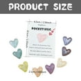 thumbnail image 2 of Pocket Hug Heart Token,Greeting Card With Heart,Sentimental Pocket Gift,Hug Heart Charm,Distance Relationship Token,Pocket-Sized Gift,Heart Token With Card,Keepsake For Loved Ones, 2 of 6