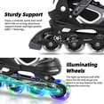 thumbnail image 2 of Patines en línea MammyGol ajustables para niños con ruedas iluminadas, 2 of 7