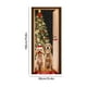 thumbnail image 3 of Decoración navideña para puerta | Diseño de Papá Noel | Tela de poliéster duradera de 89 x 178 cm | Adorno festivo para puerta para Navidad, fiestas, decoración de invierno, 3 of 6