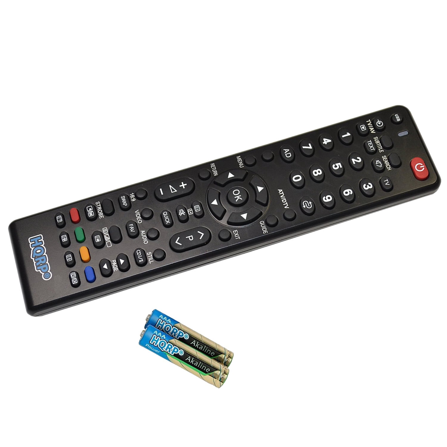 HQRP Remote Control for Toshiba 32AV500U, 32AV502R, 32AV502RZ LCD HD TV Smart 4K