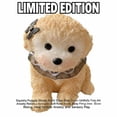 thumbnail image 3 of Slow Rising Squishy Dog Toy with Adorable Bow Design, Beige, for Relaxation And, Simulated Pet Toy, 3 of 3