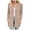 Khaki, variant on ATOYSOY Women's Solid Color Strip Pocket Knit Cardigan Jacket Duster Sweater Cardigan Workout Cardigan for Women Green L